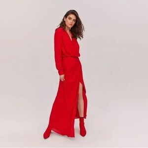 Fame and Parters Maquino Wrap Dress